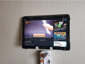 tavoletta smartphone parete montare 3d print model - Mito3D