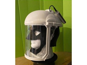 papr pozitif hava basınç gaz maskesi 3d print model - Mito3D