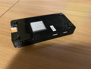 slim pi case heat sink raspberry 3d print model - Mito3D