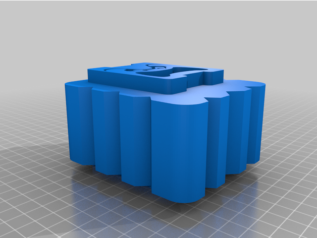 boite mario rangement thwomp openscad 3D print model - Mito3D