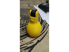 wizzball - quietsche v2 hygienic whistle sports 3d print model - Mito3D