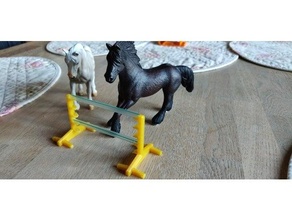 caballo saltar entrenamiento caballos ecuestre 3d print model - Mito3D