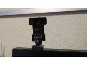 yealink cam50 monitor 3d pivot mount 3d print model - Mito3D