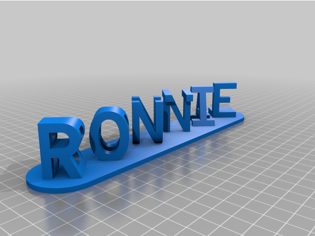 ronnie brutal personalizado 3D print model - Mito3D