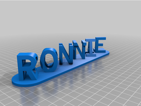 Ronnie acımasız özelleştirilmiş 3d print model - Mito3D