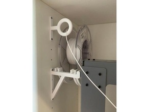 personnalisable filament bobine titulaire soutien Ikea Stuva 3d print model - Mito3D