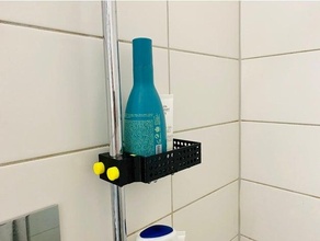 shower basket duschkorb bathroom accessories dusche korb shampoo holder 3d print model - Mito3D