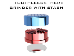 toothless herb grinder stash dope grinding hexagon hexagonal pattern secret container box weed 3d print model - Mito3D