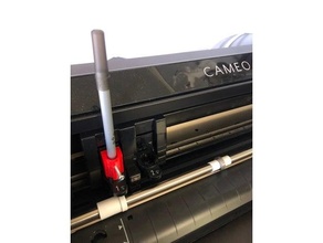 silueta camafeo 4 bolígrafo soporte sihoulette vinilo cortador 3d print model - Mito3D