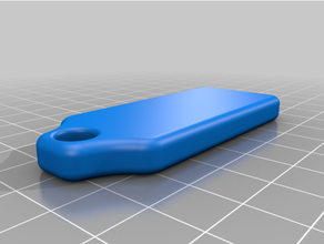 airtag rfid-tga keychain casing 3d print model - Mito3D