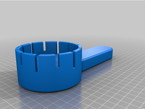 hdpe cap opener tool 3d print model - Mito3D