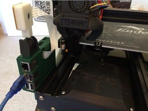 picase crealidad impresora ajustable pi cámara montar espaciado apoyo calor hunde ender 3 frambuesa caso funda 3d print model - Mito3D