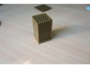 hexagon candle 3d print model - Mito3D