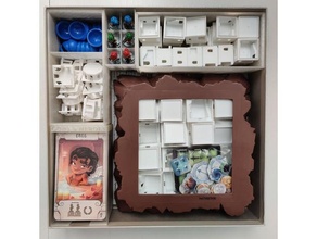 Santorini + Erweiterung einfügen Ärmel Karten gemalt Minis Brettspiel 3d print model - Mito3D