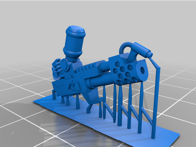 flamethrower 3D print model - Mito3D