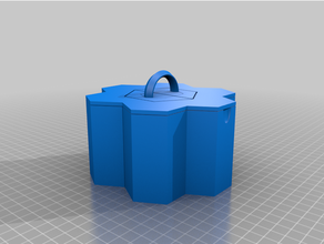 caixa colmeia azulejos 3d print model - Mito3D