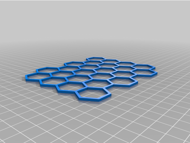 grass grid 3D print model - Mito3D