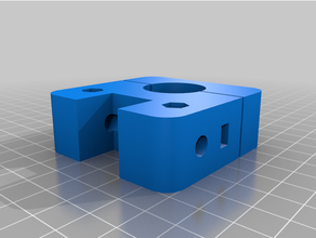 customized parametric yagi uda element holder 3d print model - Mito3D