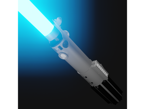 luke's sabre luz Estrela guerras esperança Lucas Skywalker 3d print model - Mito3D