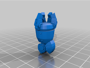 Muhafız zırh el yeniden tasarlamak 3d print model - Mito3D