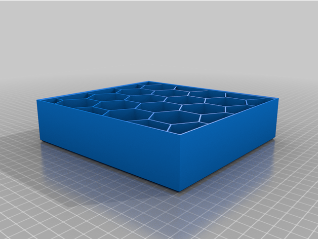 honeycomb storage 3D print model - Mito3D