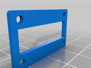 anycubic kossel Kühlung Abstandshalter 3d print model - Mito3D