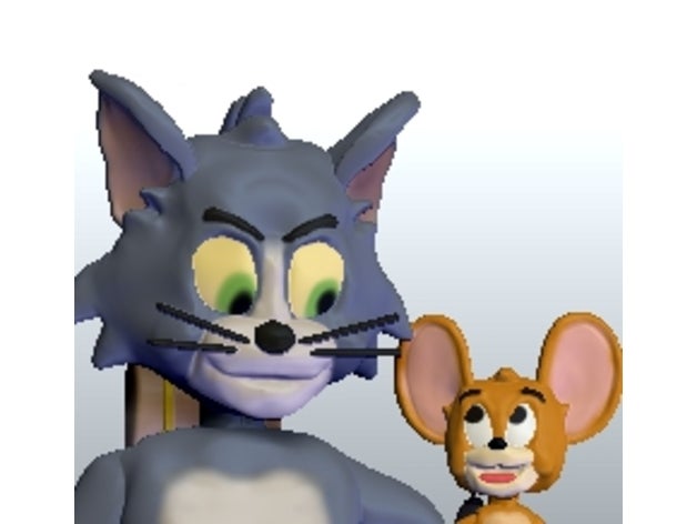 tom Jerry desenho animado personagem gatos rato 3D print model - Mito3D