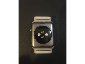 enganche correa apple 42mm watch stand reloj sujeta 3d print model - Mito3D