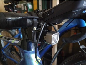 Scheinwerfer montieren Fahrrad Fenix bc25r Licht Taschenlampe Lenker 3d print model - Mito3D