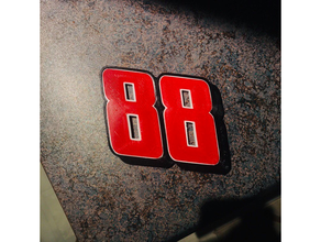 valle Earnhardt jr 88 sr Daytona montain Rocío nascar carrera carreras pique taza 3d print model - Mito3D