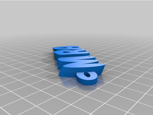 llavero personalizado marta 3D print model - Mito3D