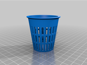 custesttomized parametric net pot cup hydroponics aeroponics fogponics customized 3d print model - Mito3D