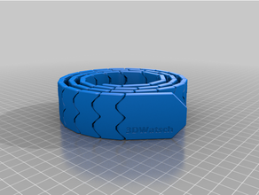 customized belt 22 3d print model - Mito3D