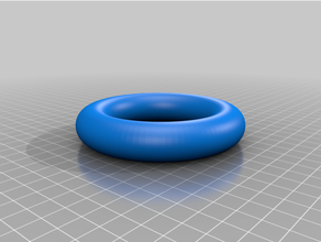 curingstomized parametric o-ring torus customized 3d print model - Mito3D