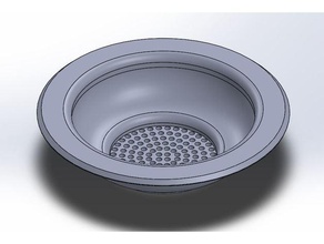 sink strainer drain filter kitchen 3d print model - Mito3D