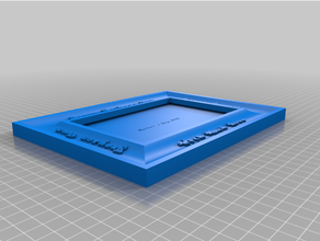 customized coved picture frame --infinity -1 3d print model - Mito3D