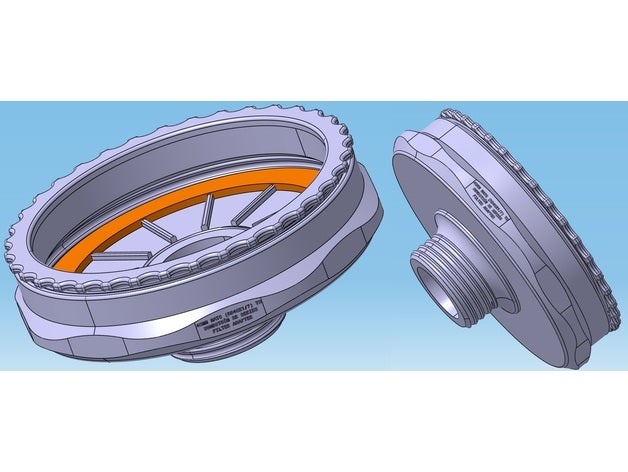 40mm nato rd40x1 7 sundstrom sr serie filtro sr100 200 900 adattatore en148 1 maschera antigas gas rd40 3D print model - Mito3D