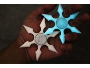 ninja star fidget spinner 3d print model - Mito3D