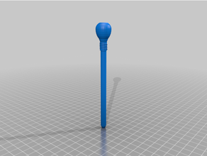 light bulb pen bic 3d print model - Mito3D