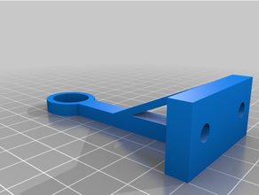 anet a8 filament guide - axis frame 3d print model - Mito3D