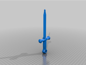 Anduril Stift bic Lego Schwert 3d print model - Mito3D