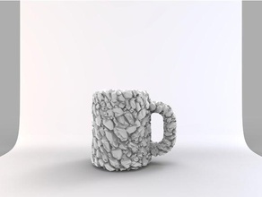 stone textured 3d print model - Mito3D