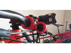 mtb lampada titolare supporto bicicletta sport 3d print model - Mito3D