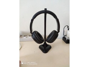 headset stand hanger holder 3d print model - Mito3D