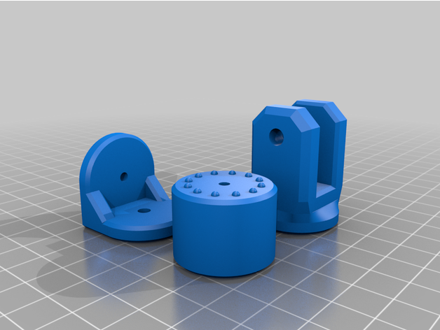micrófono estante soporte girar articulación 3D print model - Mito3D