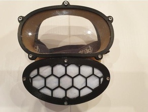 Aperto fonte protezione maschera v2 coronavirus viso covid 19 covidmask mascherina 3d print model - Mito3D