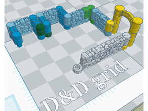 starlink Dungeonsticks ruiniert Stein Addons 3d print model - Mito3D