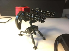 sentinela arma fogo 2 tf2 fortaleza jogos vermelho equipe vídeo 3d print model - Mito3D