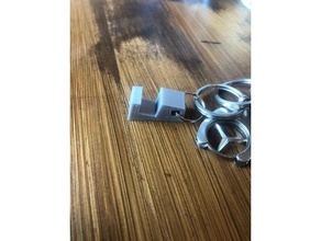 mini phone stand keychain key chain phonestand 3d print model - Mito3D