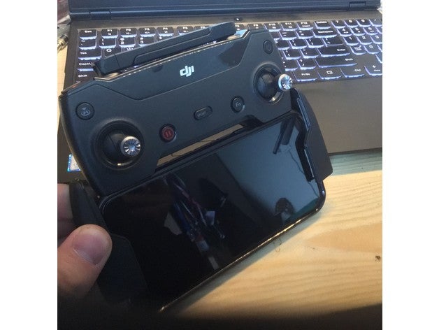 dji controlador Chispa chispear mavic modificación iphone xr 3D print model - Mito3D